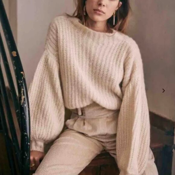 Sezane Olric Sweater - Rose Pale - Picture 6 of 6